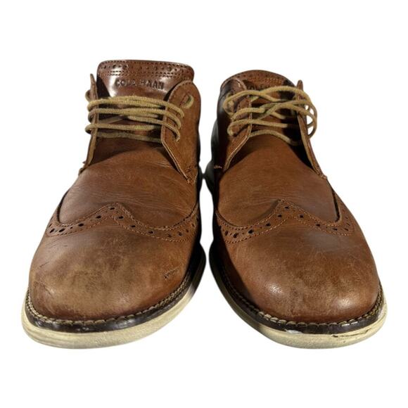 Cole Haan Men’s Original Grand Brown Leather Wing Tip Oxfords Shoes Size 10 M main image 7